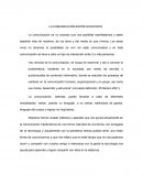 LA COMUNICACIÓN ENTRE NOSOTROS