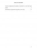 Estructura del planteamiento del problema, la justificación y el marco teórico según Sampieri