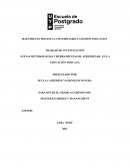 NUEVAS METODOLOGIAS Y HERRAMIENTAS DE APRENDIZAJE EN LA EDUCACIÓN PERUANA