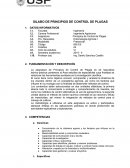 SILABO DE PRINCIPIOS DE CONTROL DE PLAGAS