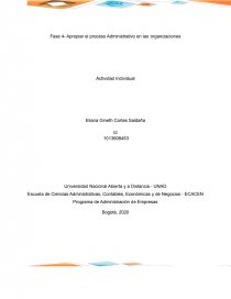 Programa de Administración de Empresas. Página 1