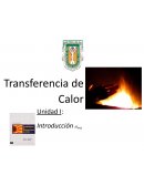 Transferencia de calor: energía en transito debido a una diferencia de temperaturas