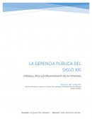 La gerencia pública del siglo XXI