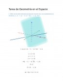 Tarea Geometría en el Espacio