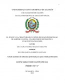 EL JUEGO Y LA CREATIVIDAD EN NIÑOS DE EDAD PREESCOLAR DE AMÉRICA LATINA, UNA REVISION SISTEMÁTICA CUALITATIVO (2010-2020)