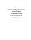 Importancia de la Gestión Tecnológica en las Organizaciones