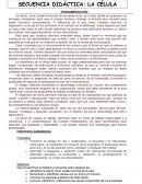 SECUENCIA DIDÁCTICA: LA CÉLULA