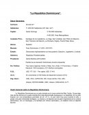 Visión General sobre la República Dominicana