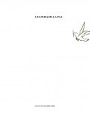 Cultura de paz