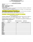 PLANIFICACIÓN DE ACTIVIDADES- AÑO: 2do