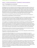 EL PROCESO PSICODIAGNOSTICO – FUNDAMENTOS Y POSICION DIAGNOSTICA