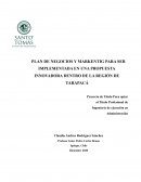 PLAN DE NEGOCIOS Y MARKENTIG PARA SER IMPLEMENTADA EN UNA PROPUESTA INNOVADORA DENTRO DE LA REGIÓN DE TARAPACÁ