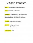 Cómo influye el uso de aparatos informáticos en la educación de nivel secundario en las escuelas de Concordia?
