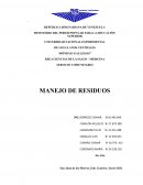 Manejo de Residuos