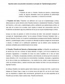 Una precisión acerca del concepto de Epistemología (Resumén)