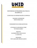 FUNDAMENTOS DE MERCADOTECNIA ACTIVIDAD DE APRENDIZAJE CIERRE “ACTIVIDAD GLOBAL”