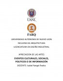 EVENTOS CULTURALES, SOCIALES, POLITICOS O DE INFORMACIÓN