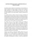 AUDITORIAS INTERNAS DE CALIDAD Y LA IMPORTANCIA PARA LAS PYMES EN COLOMBIA