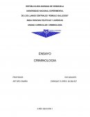 ASPECTOS GENERALES DE CRIMINOLOGIA