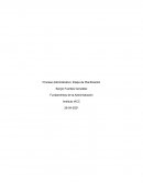 Fundamentos de la administracion. Pasos de la planeación