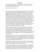 ﻿Ensayo ¿Cómo aprender a conocer el mundo a través de la película Mulán?