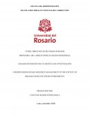 Análisis Understanding human resource management in the context of organizations and their environments