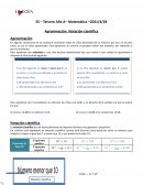 Aproximación. Notación científica