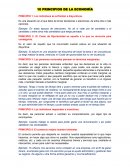 10 Principios de la Economía. Relación entre la demanda agregada, precios y empleo