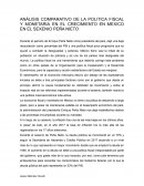 ANÁLISIS COMPARATIVO DE LA POLITICA FISCAL Y MONETARIA EN EL CRECIMIENTO EN MEXICO EN EL SEXENIO PEÑA NIETO