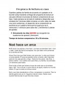 Programa de lectura en casa