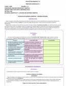 SECUENCIA DIDÁCTICA N° 1: EN BUSCA DEL MATERIAL GENÉTICO
