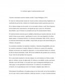 La violencia según el construccionismo social