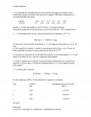 Set de problemas de cinética electroquímica