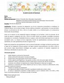 Temática: Periodo de adaptación