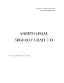 Aborto legal seguro y gratuito