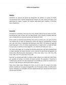 Análisis de desperdicio