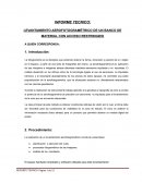 Reporte vuelo con Drone