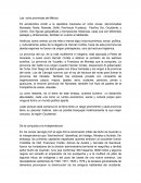 Las ocho provincias de México