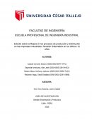 Estudio sobre la Mejora en los procesos de producción y distribución en las empresas industriales