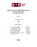 Aplicaciones de la Hidrostática para un elevador hidráulico