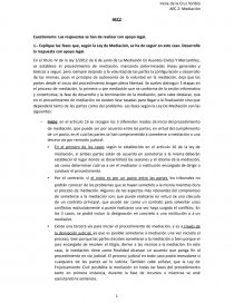 Cuestionario: Las respuestas se han de realizar con apoyo legal. Página 1