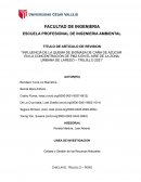 INFLUENCIA DE LA QUEMA DE BIOMASA DE CAÑA DE AZÚCAR EN LA CONCENTRACIÓN DE PM2.5 EN EL AIRE DE LA ZONA URBANA DE LAREDO – TRUJILLO 2021
