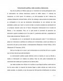 Comunicación política, redes sociales y democracia