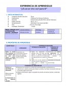 Sesion de aprendizaje. ¿Es un ser vivo o no?