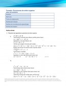 Ecuaciones de orden superior