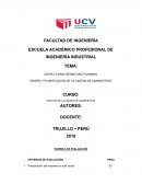 Diseño y planificacion de la cadena de suministros