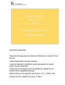 Evaluación de la novela Héroe discreto