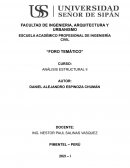 ANÁLISIS ESTRUCTURAL II
