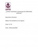 Ensayo Pluriculturalismo en los Negocios