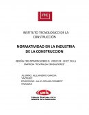RESEÑA CON OPINION SOBRE EL VIDEO DE "LEED" DE LA EMPRESA "REVITALISA CONSULTORES"